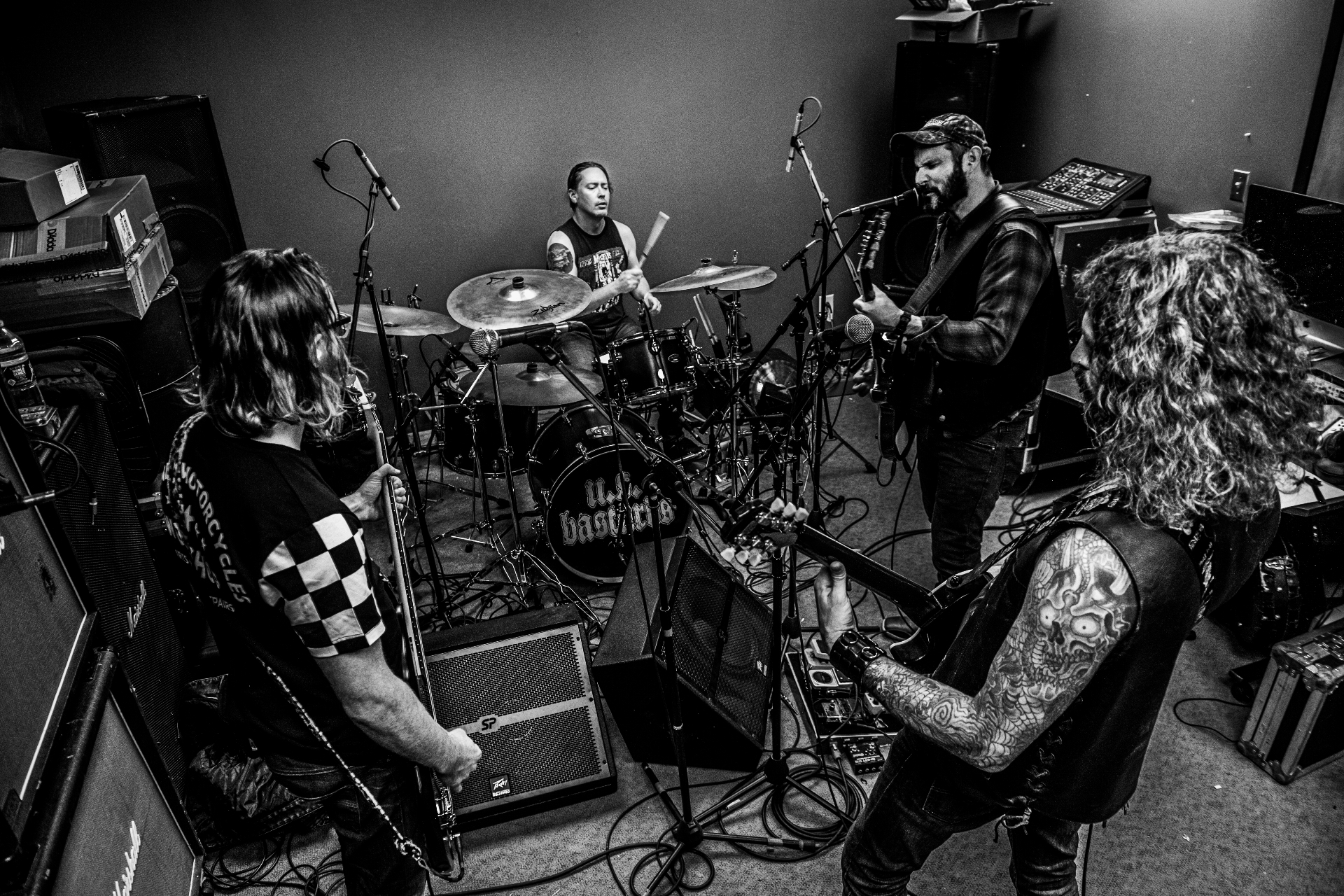 U.S. Bastards in the jam room