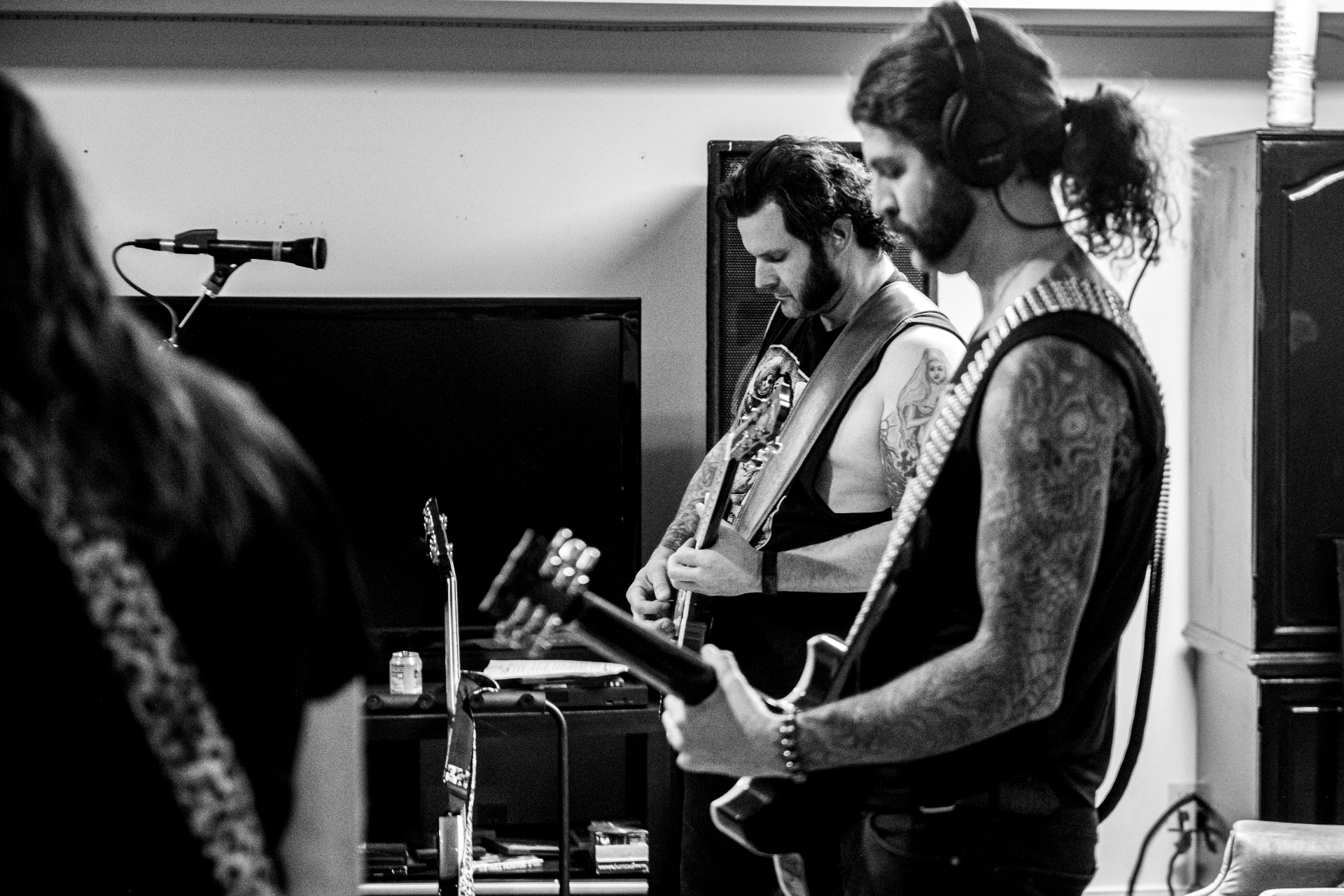 U.S. Bastards recording the Killer EP
